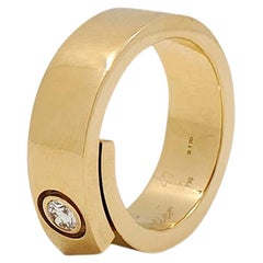 Cartier 'Anniversary' Yellow Gold Diamond Ring