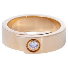Cartier 'Anniversary' Yellow Gold Diamond Ring