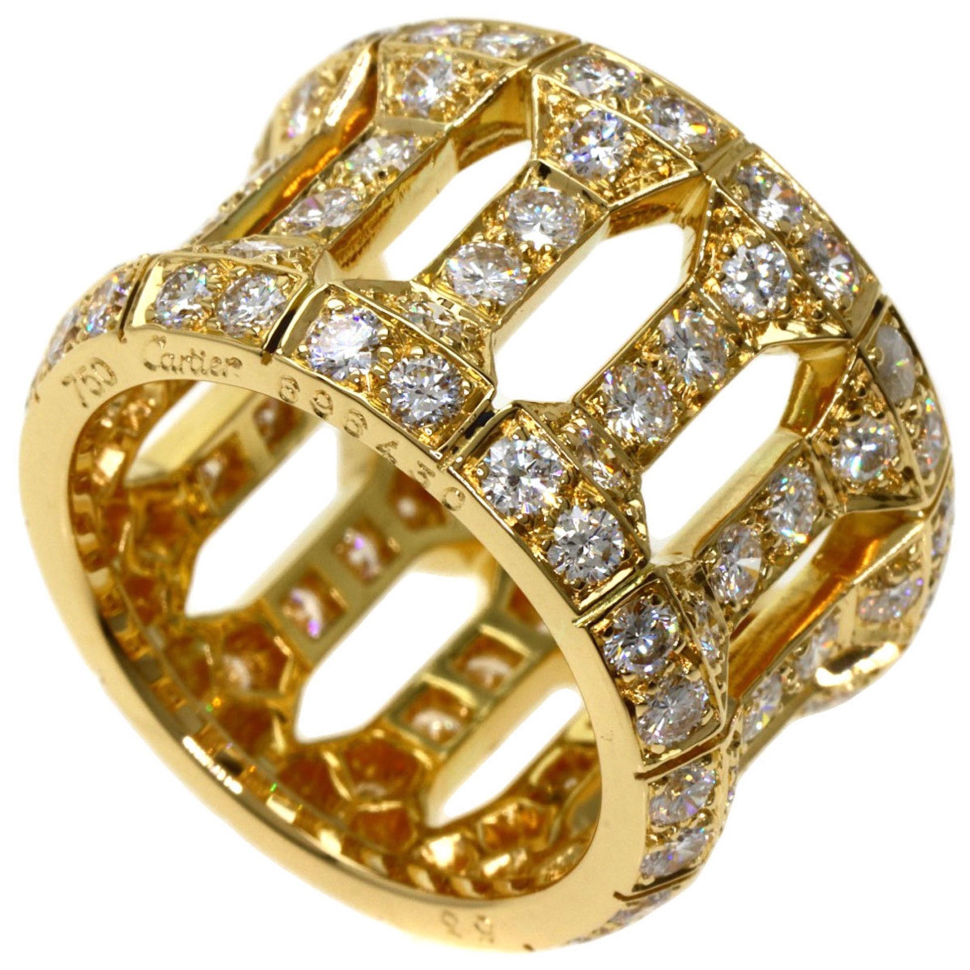 Cartier Antalia Diamantring aus 18 Karat Gelbgold mit Diamanten im Angebot