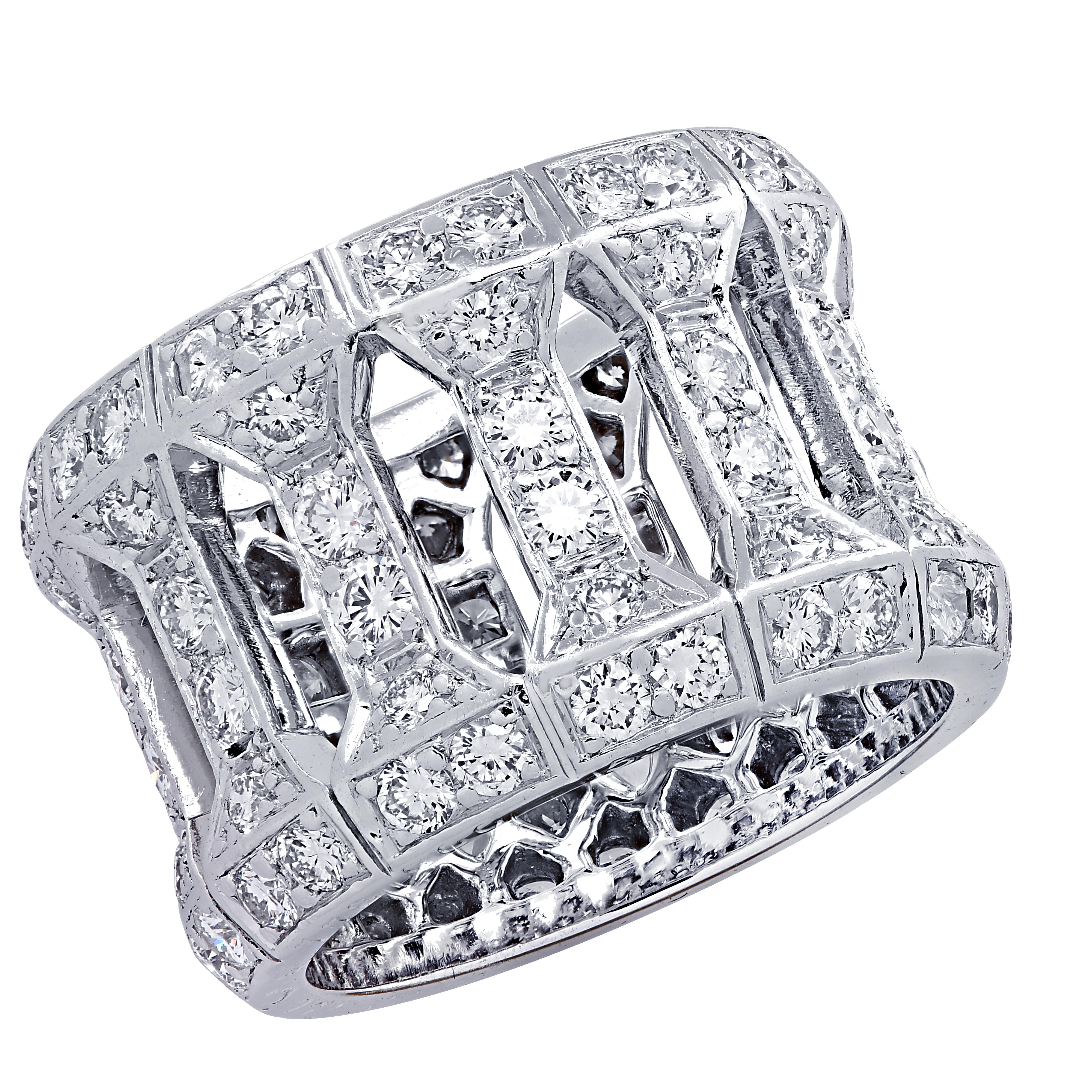 Modern Cartier Anthalia Diamond Ring