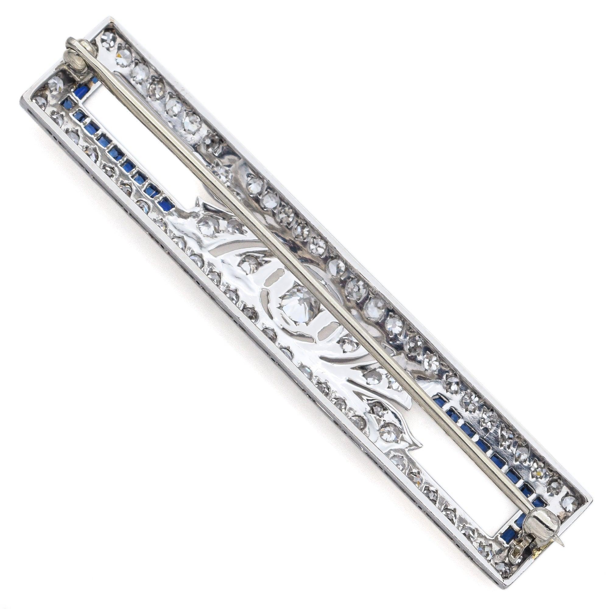 Weight: 7.3 Grams
Stone: Diamond (Approx 1.70tcw (0.015-0.21ct)
Measurements: 56.8 x 10.8 mm
Hallmark: 5%Irid.Plat

ITEM #: BR-1108-112923-03