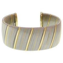 Cartier Used Bangle in 18K Gold, Silver and Stainless Steel