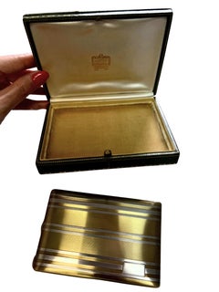 Cartier Antique Solid 14K Gold Cigarette Case, 149.2 Grams, Early 20th Century