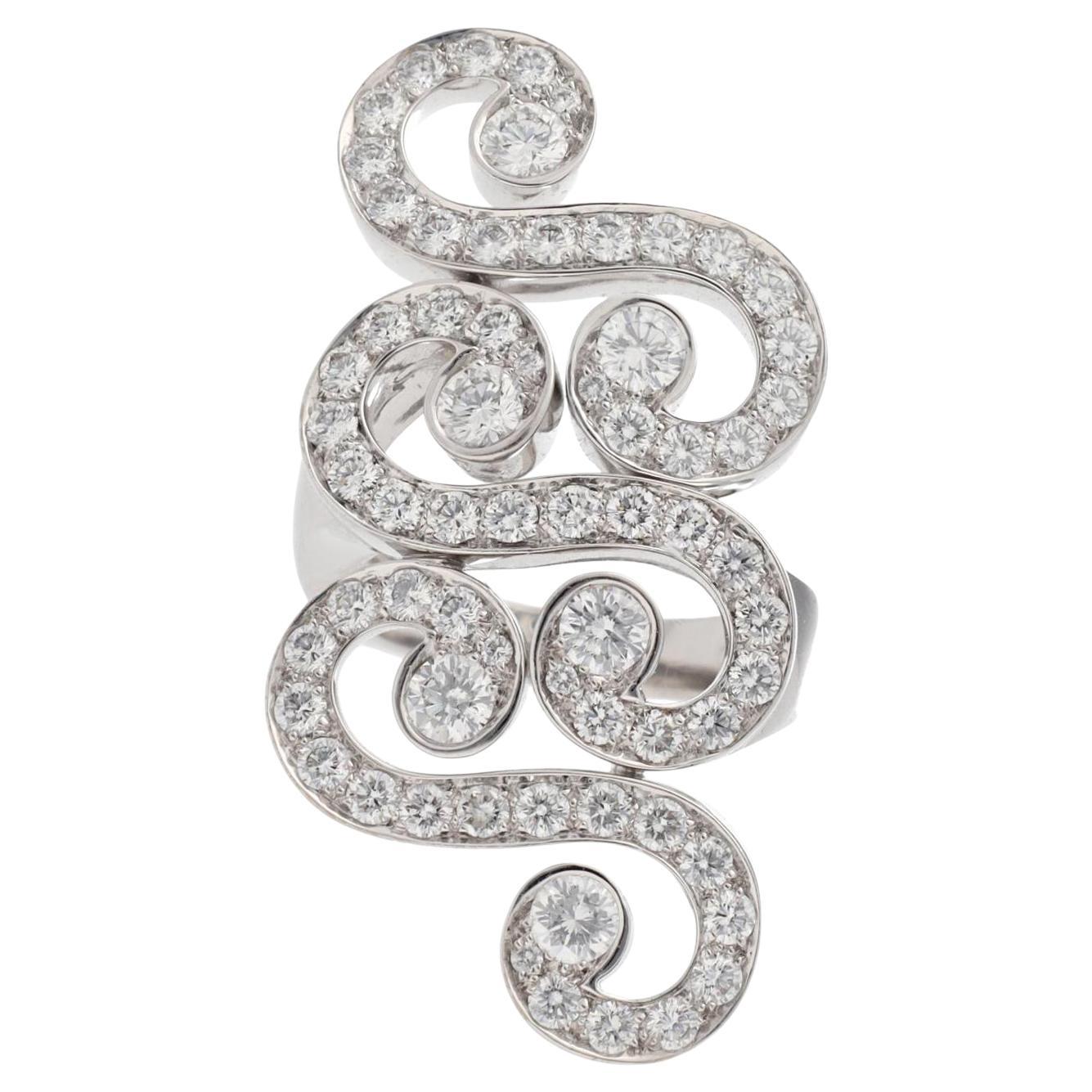 CARTIER Arabesque Diamond Ring