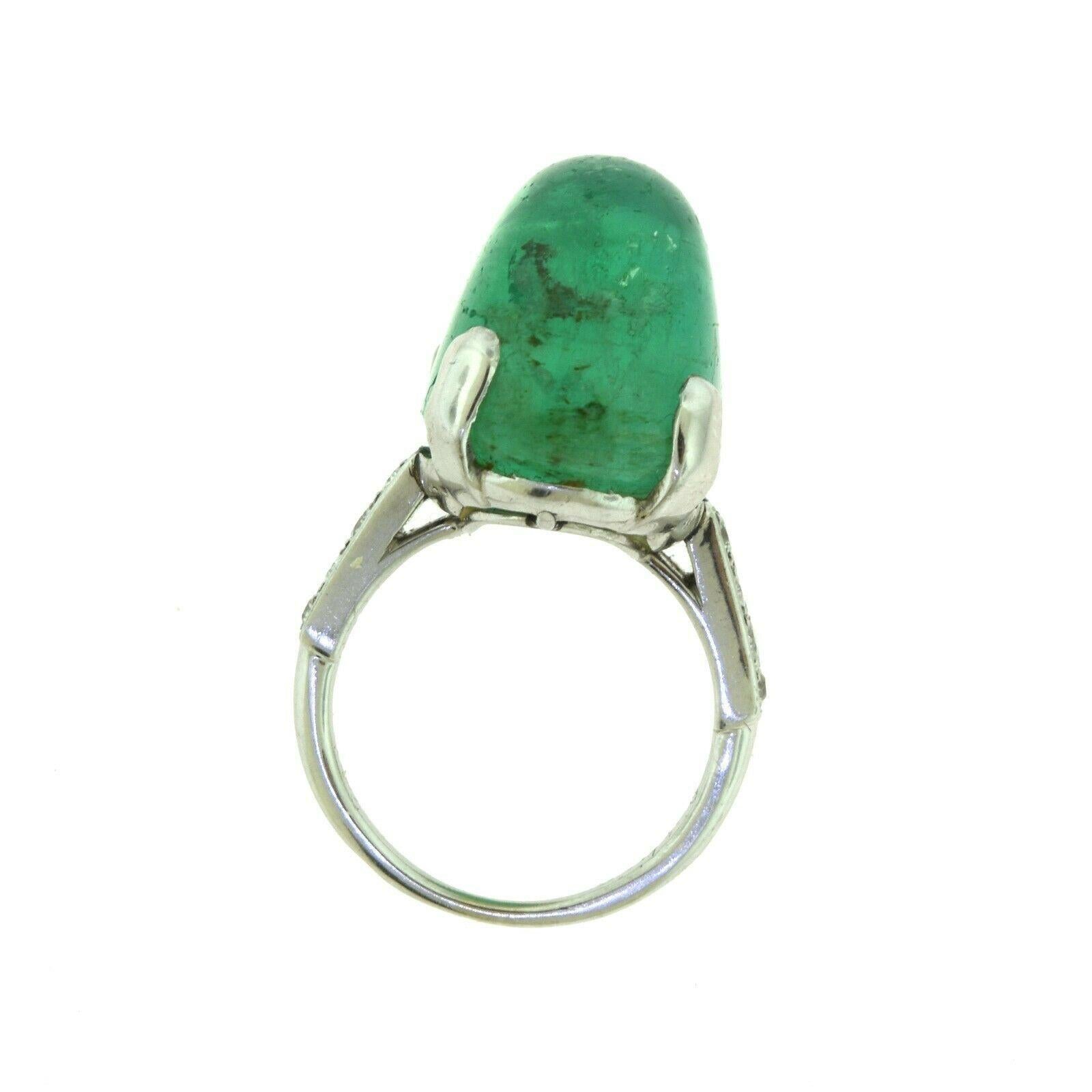 vintage cartier emerald ring