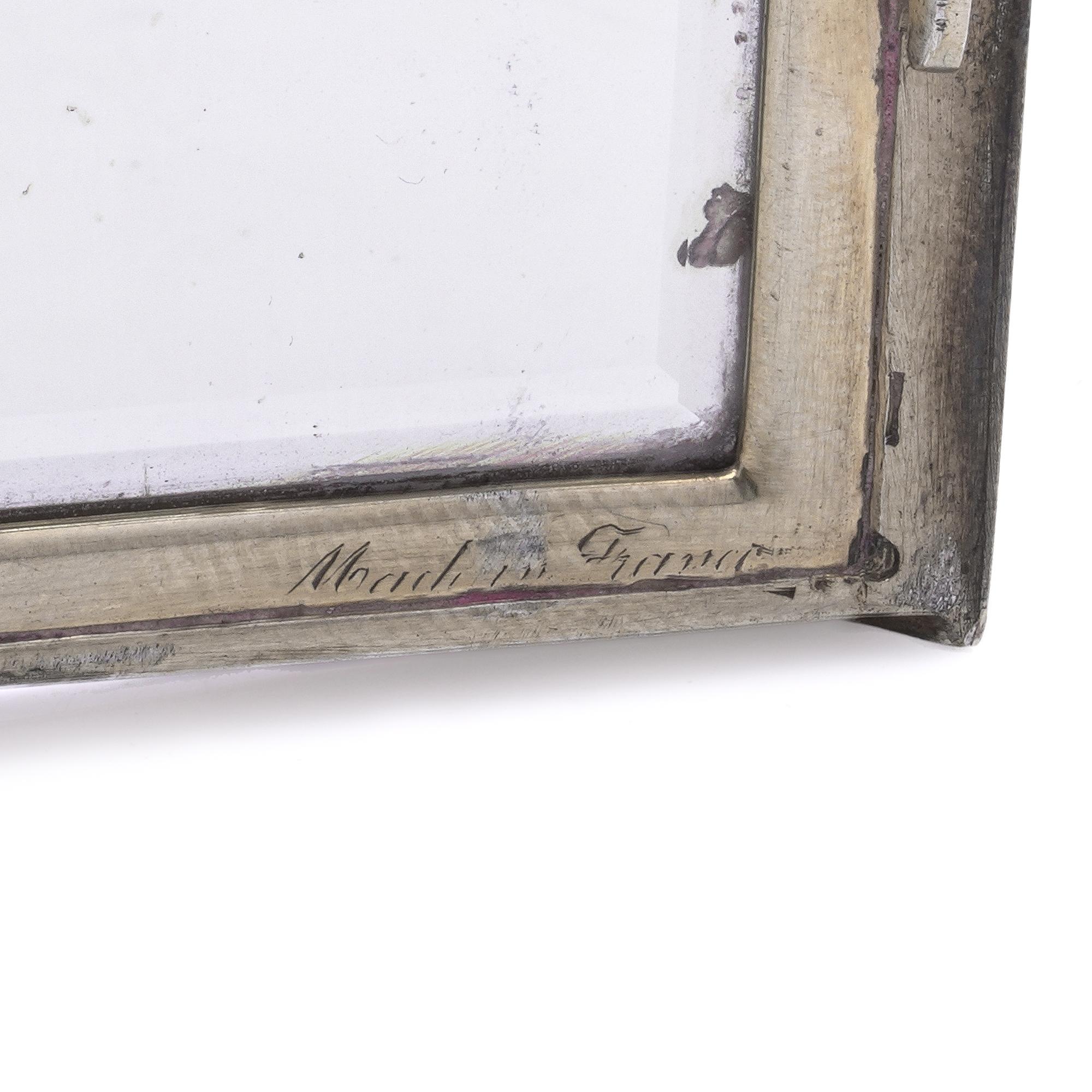 Cartier Art Deco Vanity Compact mit schwarzem Email, Jadeit und Diamanten, ca. 1920er Jahre im Angebot 2