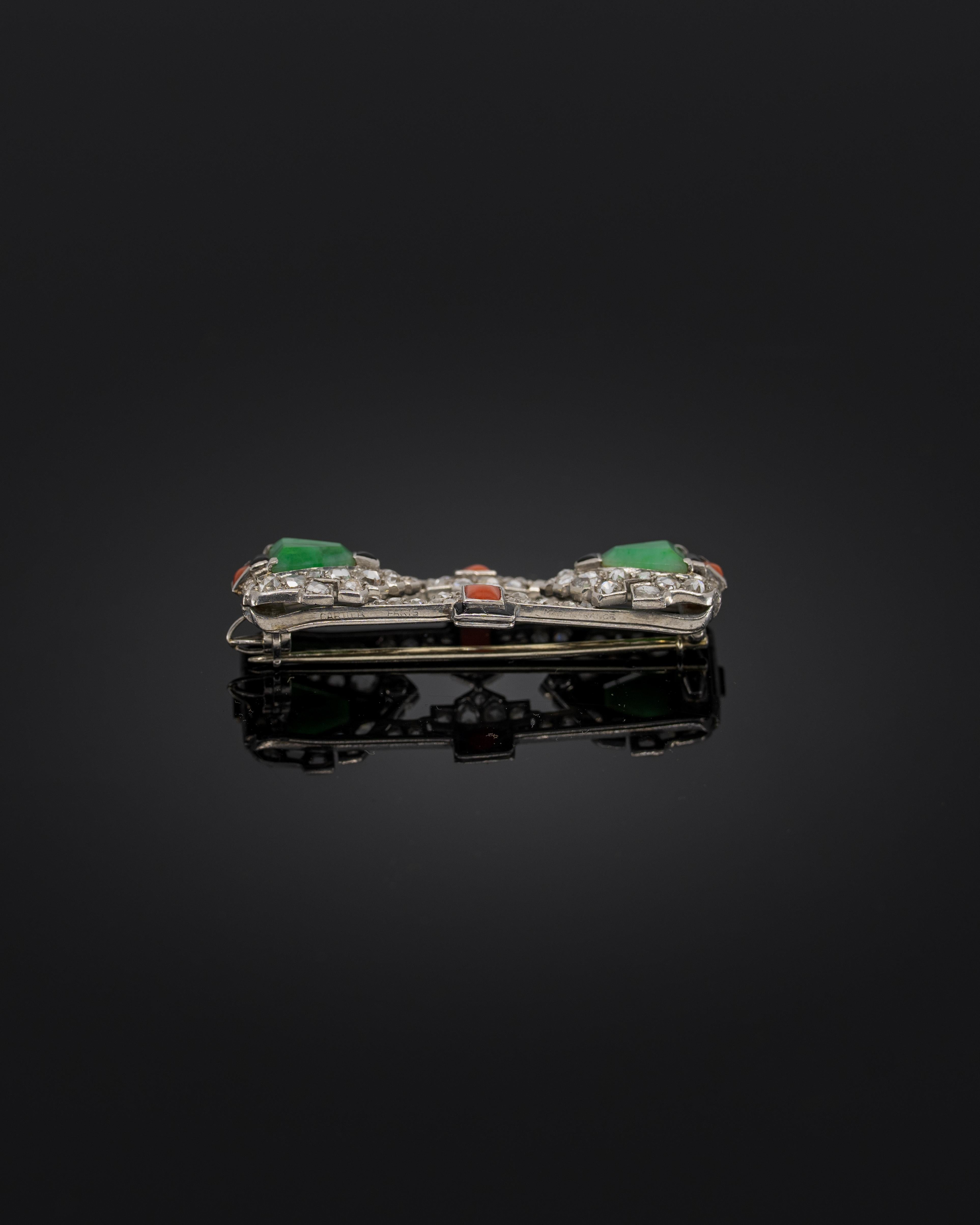 Cartier Art Deco Brooch In Good Condition For Sale In Heerlen, NL