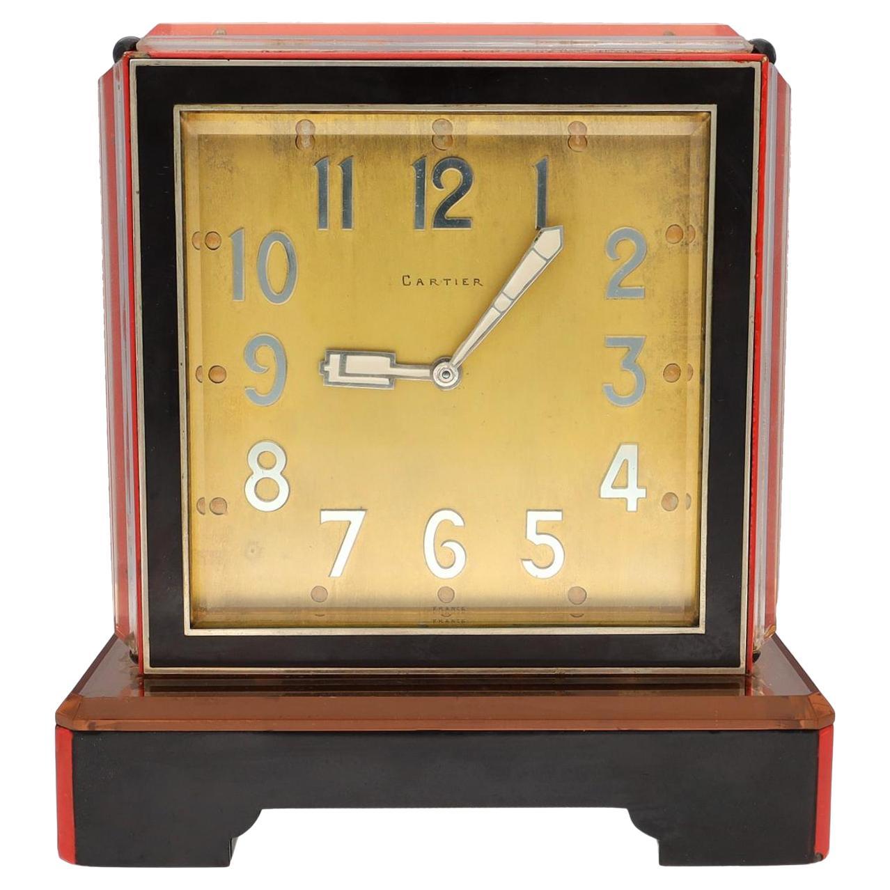 CARTIER Art Deco Clock