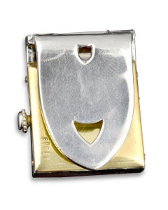 Cartier Art Deco Diamond and Onyx Clip Watch