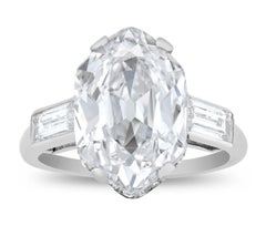 Cartier Art Deco Diamond Ring, 4.33 Carats