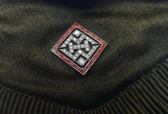 Cartier Art Deco Diamond Ruby Coral Purse in Platinum