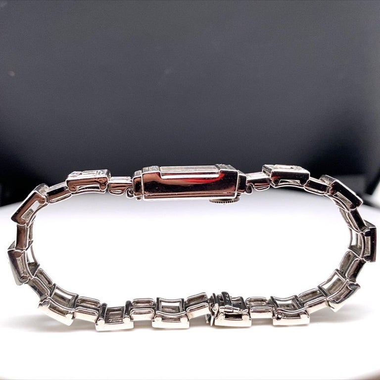 Cartier Art Deco Diamond Set Platinum Cocktail Watch at 1stDibs