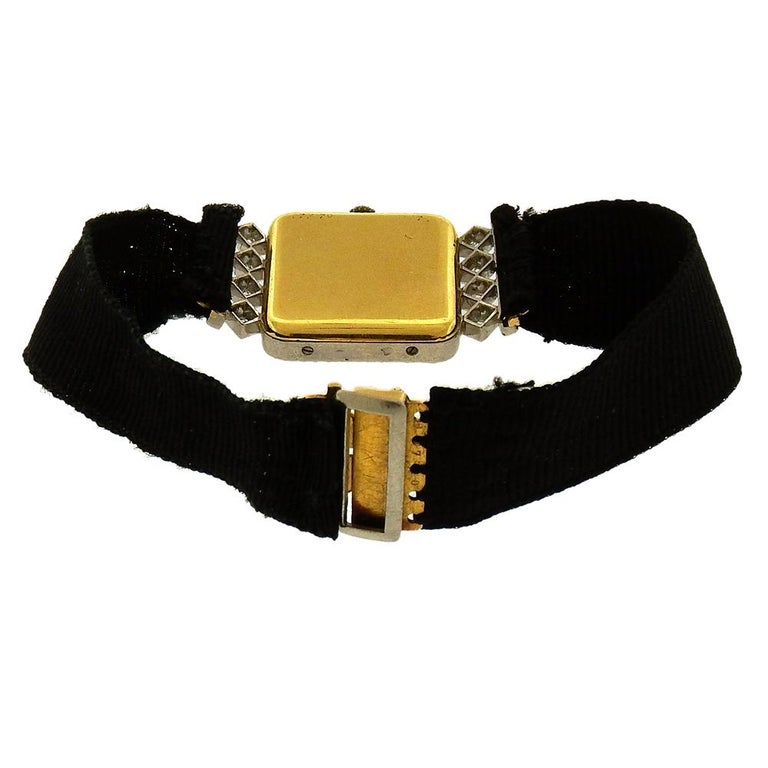 Cartier Art Deco Diamond Wristwatch For Sale at 1stDibs