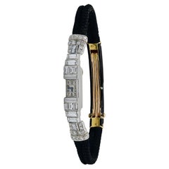 Cartier Art Deco Diamant-Armbanduhr