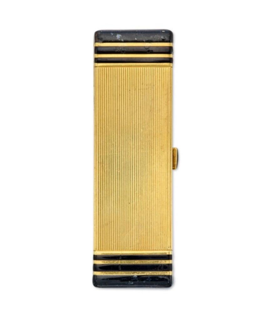 Boîte en or et émail Art déco de Cartier en vente 5