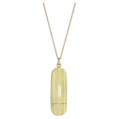 Cartier Art Deco Gold Key Case Pendant Chain Necklace