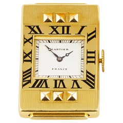 Cartier Art Deco Guillotine Geldbörse-Uhr