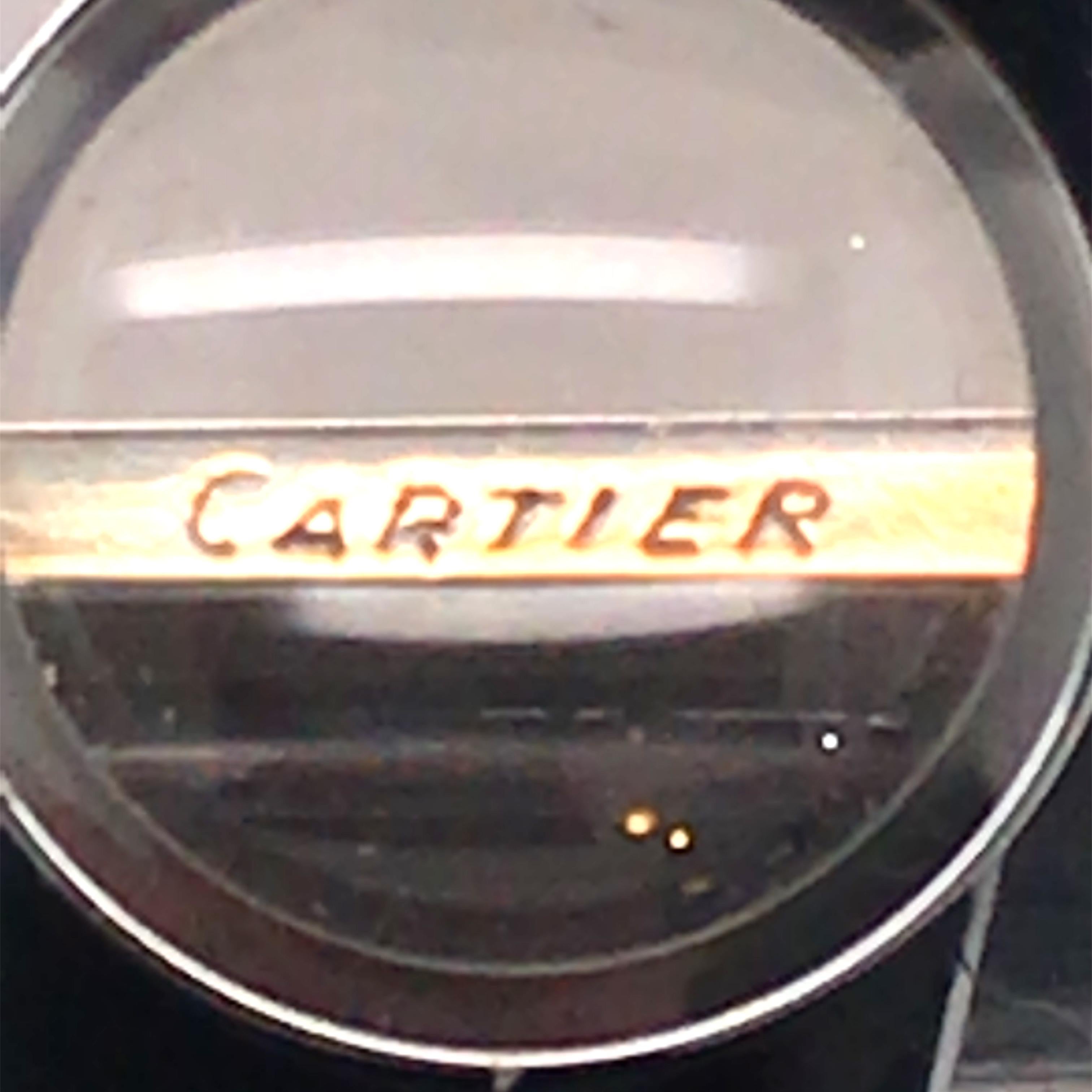 Taille rose Cartier, tui  multi-gemmes Art Dco en jade en vente