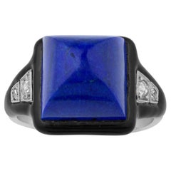 Cartier Art Deco Lapis Lazuli Ring
