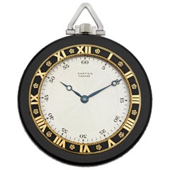 Cartier Art Deco Onyx Pocket Watch