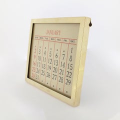 Cartier Art Deco Period 14 Karat Gold Desk Calendar or Picture Frame