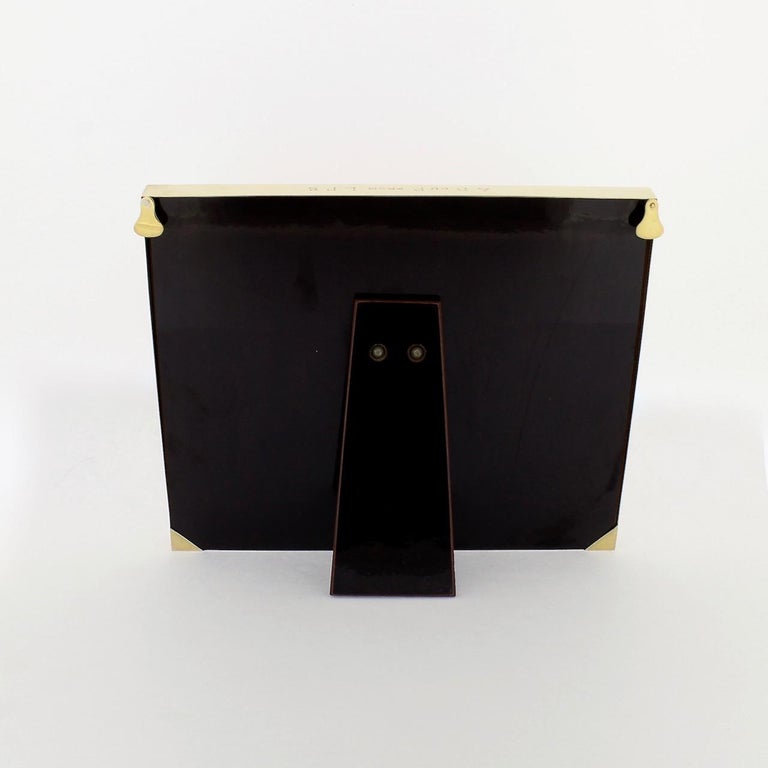 Cartier Art Deco Period 14 Karat Gold Desk Calendar or Picture Frame at