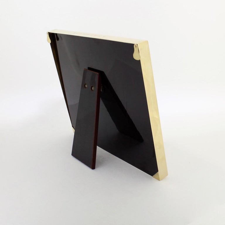 Cartier Art Deco Period 14 Karat Gold Desk Calendar or Picture Frame at
