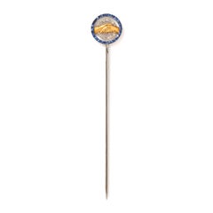 Cartier Art Deco Sapphire and Diamond Stickpin, c. 1920
