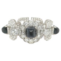 CARTIER Art Deco Sapphire Diamond Bracelet