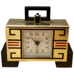 Vintage Cartier Art Deco Travel / Alarm Clock