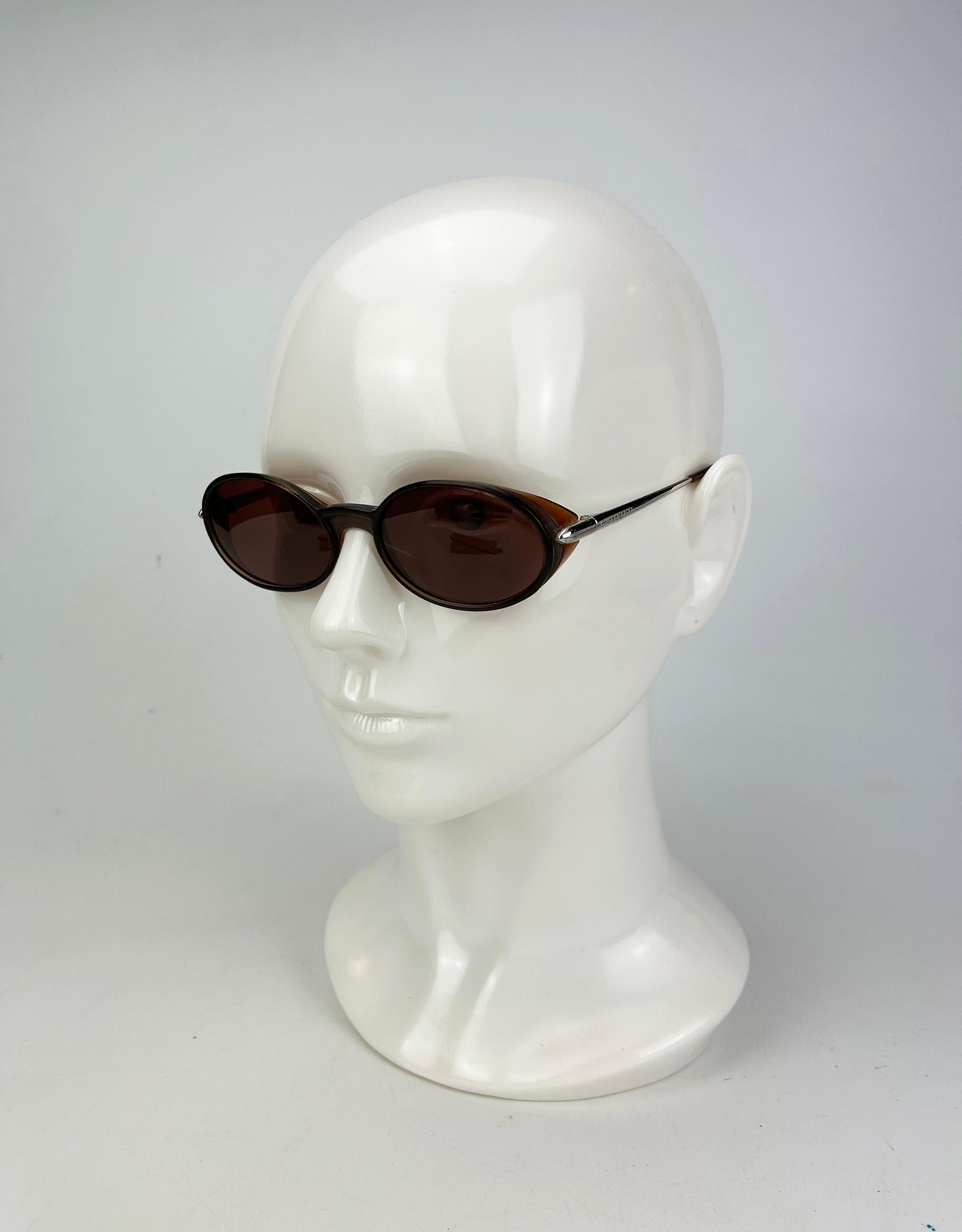 Cartier Aspen Vintage Brown Oval Lens Sonnenbrille c1990s für Damen oder Herren