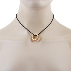 Cartier Astro Love 18 Karat Yellow Gold Puzzle Ring Pendant Necklace