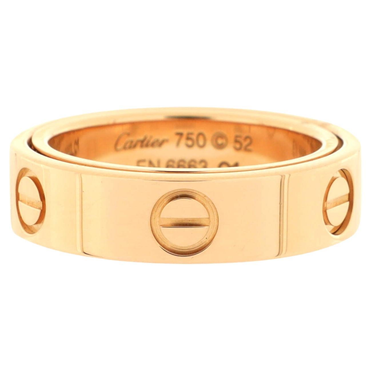 Cartier Astro LOVE Ring 18K Rose Gold 5.5mm