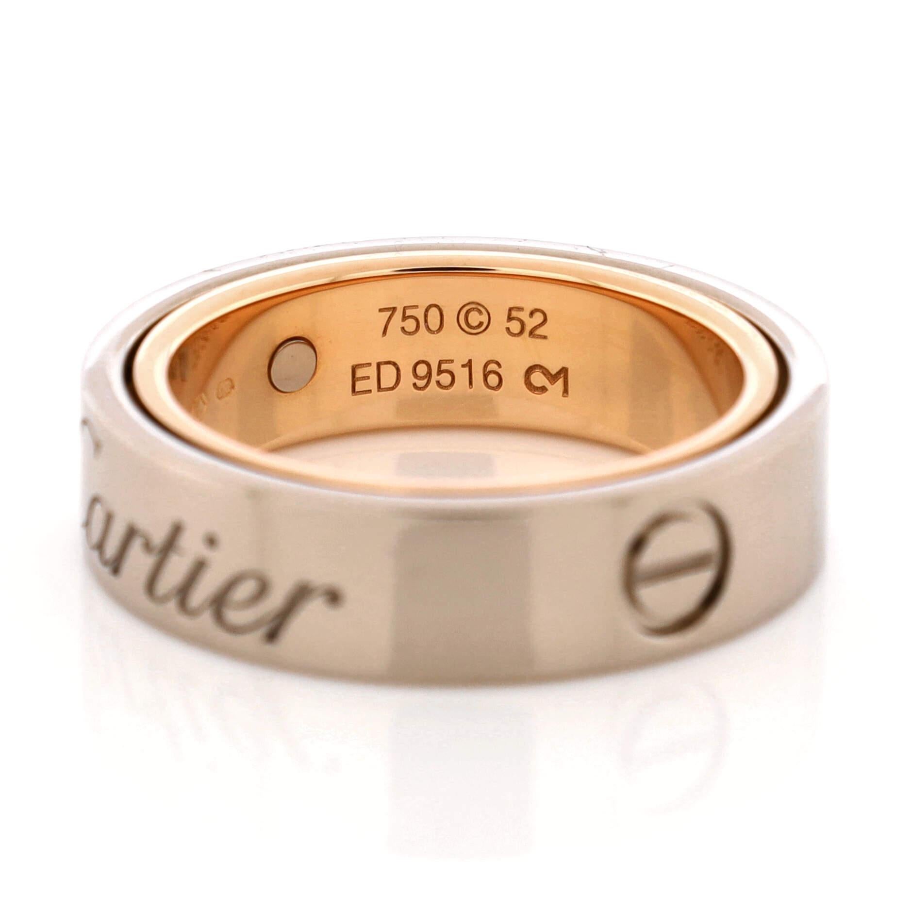 cartier stamp on ring