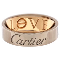 Cartier Astro Love Ring 18k White Gold and 18k Rose Gold