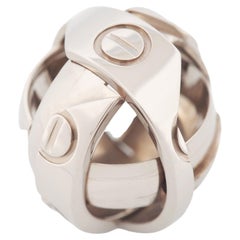 Cartier Astro Love Ring White Gold 49 US 4.75 1999 Limited Edition