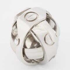 Cartier Astro Love Ring White Gold 50 US 5.25 1999 Limited Edition