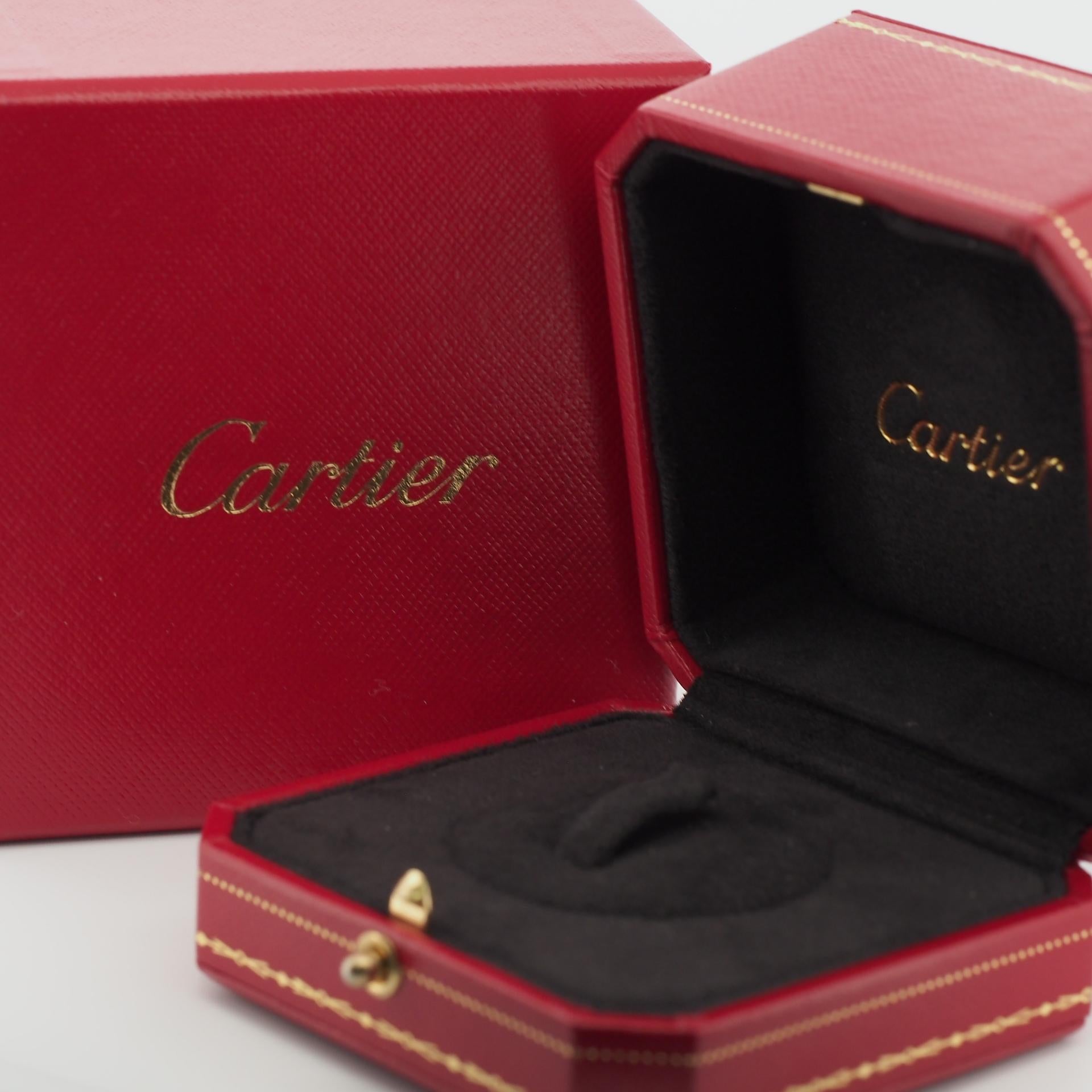 Cartier Astro Love Ring White Gold 52 US 6.0 1999 Limited Edition 2