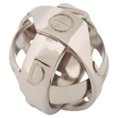 Cartier Astro Love Ring White Gold 56 US 7.5 1999 Limited Edition