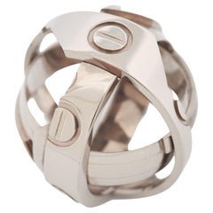Cartier Astro Love Ring White Gold 57 US 8.0 1999 Limited Edition