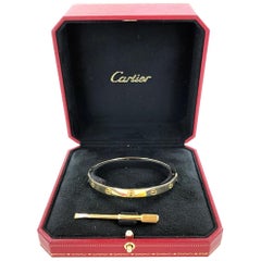 Cartier Authentic Love 18 Karat Yellow Gold Bracelet