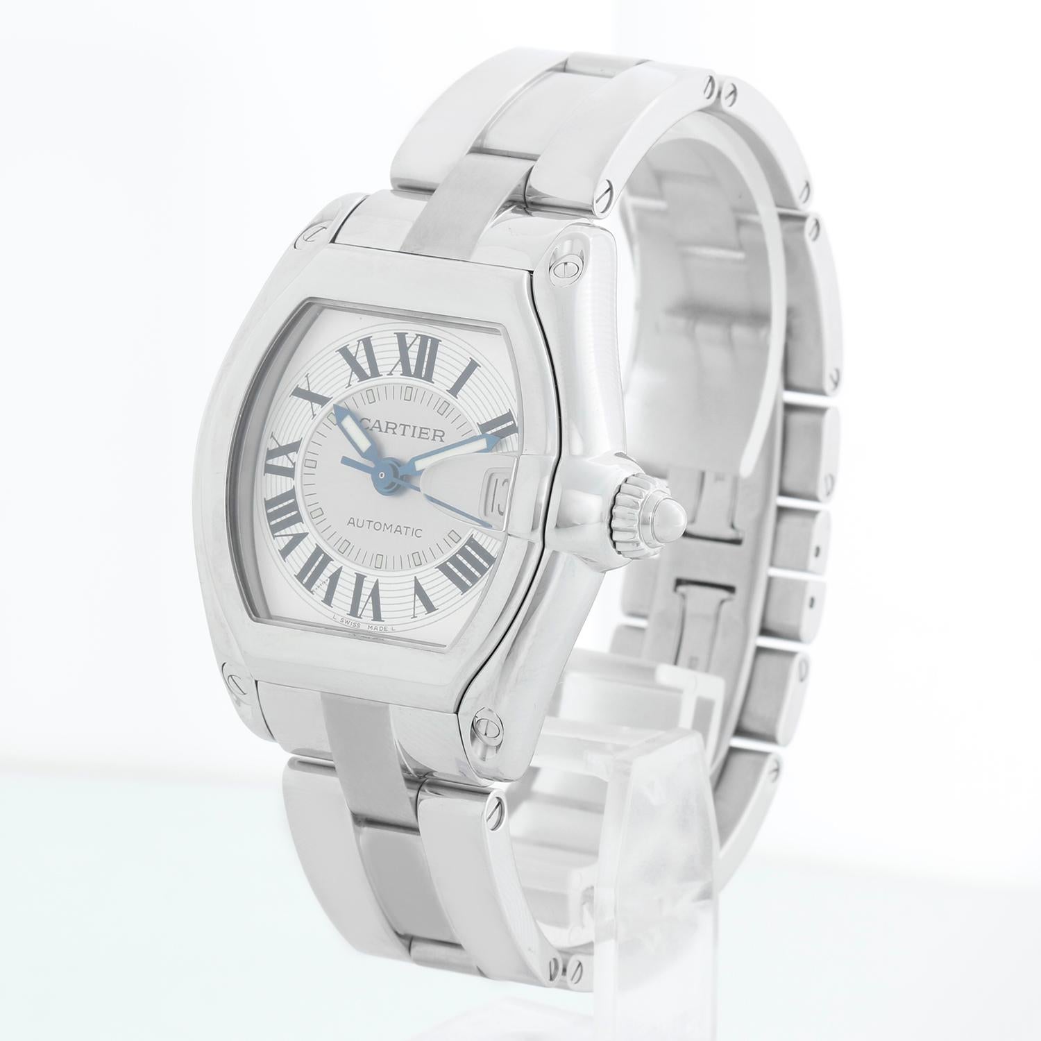 Montre homme Roadster automatique en acier inoxydable W62025V3 Excellent état - En vente à Dallas, TX