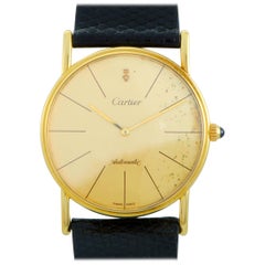Cartier Automatic Yellow Gold Watch