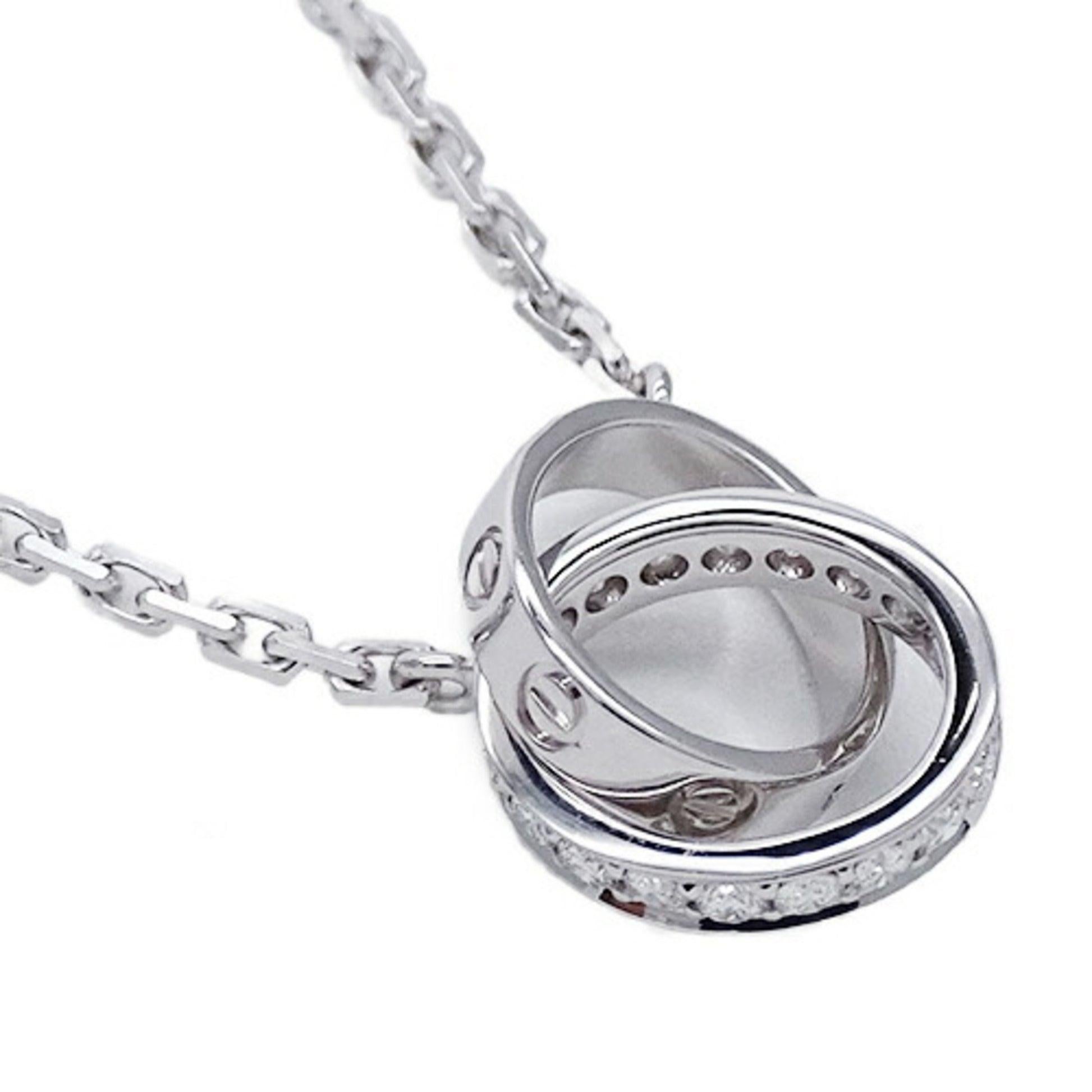 Cartier Baby Love Diamond Necklace in White Gold

Additional Information:
Brand: Cartier
Gender: Women
Line: Love
Model: B7013700
Gemstone: Diamond
Condition details: This item has been used and may have some minor flaws. Before purchasing, please