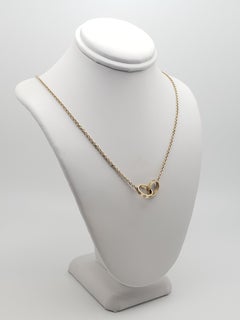 Cartier Baby Love Pendant Necklace 18K Yellow Gold