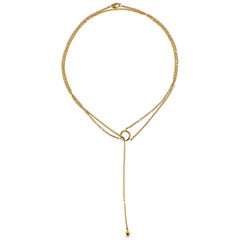 Cartier Baby Trinity Pampilles Lariat Necklace