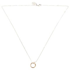 Cartier Baby Trinity Pendant Necklace 18 Karat Tricolor Gold