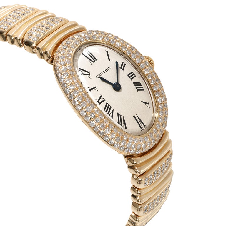 Cartier Baignoire 1186 Women's Watch in 18kt Yellow Gold For Sale 1