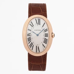 Cartier Baignoire 18 Karat Rose Gold Extra Large Skeletized Back W8000002