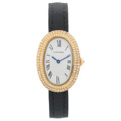 Cartier Baignoire 18 Karat Yellow Gold Watch